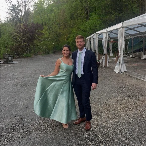 Mare Mare Scoop-Neck Cutout Midi Dress - Picture 2 of 7